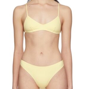 NWT Limited Edition Lido Yellow Trentacinque Bikini Set